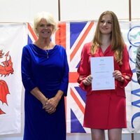 La Princesa Leonor en su graduación en el UWC Atlantic College