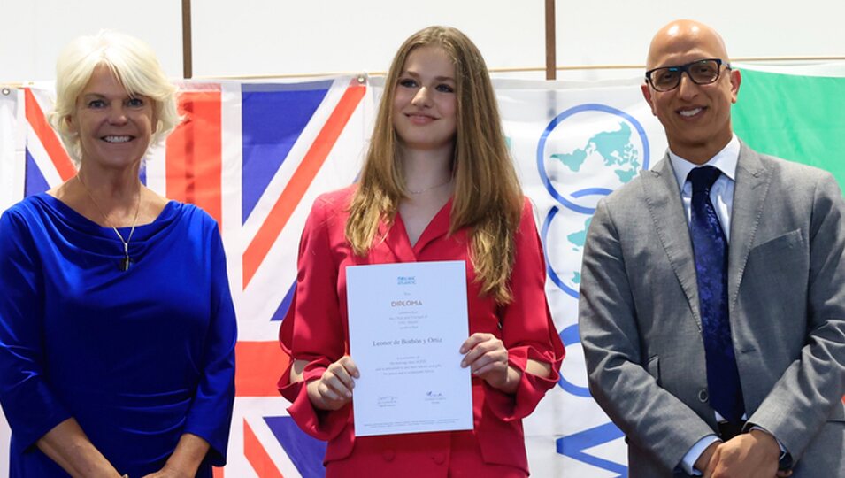 La Princesa Leonor en su graduación en el UWC Atlantic College