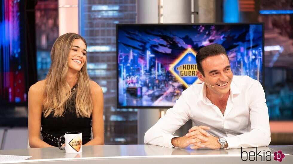 Ana Soria y Enrique Ponce durante su entrevista en 'El Hormiguero'