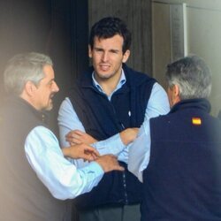 Íñigo Onieva con otros compañeros antes de irse de peregrinación a Lourdes