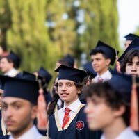 Hashem de Jordania en su graduación en la King's Academy