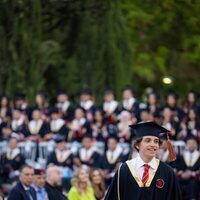 Hashem de Jordania en su graduación