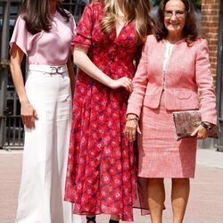 La Reina Letizia, la Princesa Leonor y Paloma Rocasolano en la Confirmación de la Infanta Sofía