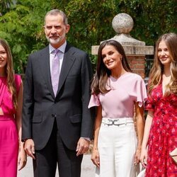 Los Reyes Felipe y Letizia, la Princesa Leonor y la Infanta Sofía en la Confirmación de la Infanta Sofía