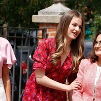 La Princesa Leonor y Paloma Rocasolano en la Confirmación de la Infanta Sofía