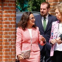 Paloma Rocasolano y la Reina Sofía en la Confirmación de la Infanta Sofía