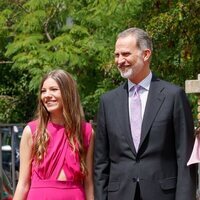 El Rey Felipe VI y la Infanta Sofía en la Confirmación de la Infanta Sofía