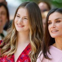 La Princesa Leonor y la Reina Letizia en la Confirmación de la Infanta Sofía