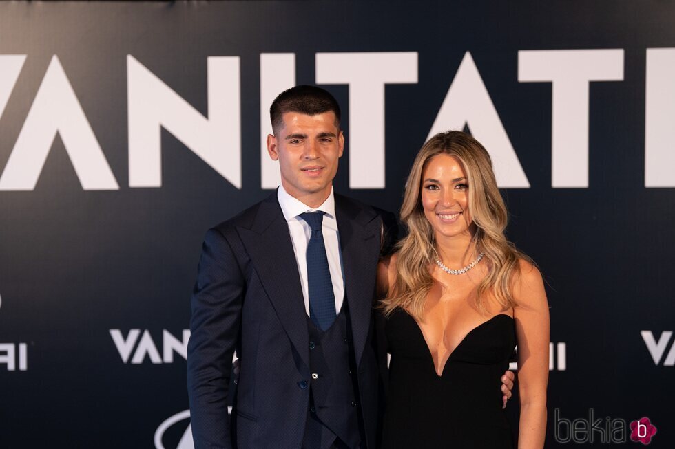 Álvaro Morata y Alice Campello en el 15 aniversario de los Premios Vanitatis