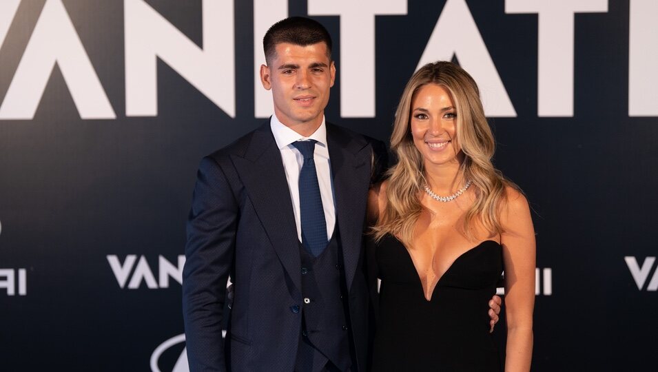 Álvaro Morata y Alice Campello en el 15 aniversario de los Premios Vanitatis