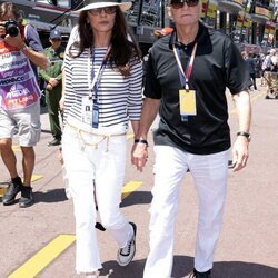 Michael Douglas y Catherine Zeta-Jones en el Gran Premio de Mónaco 2023