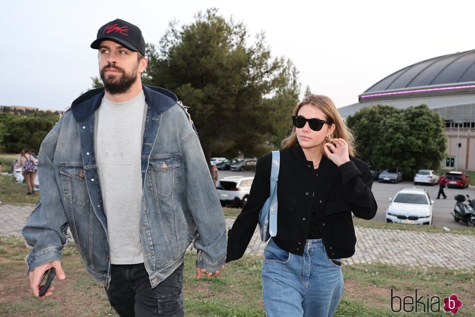 Gerard Piqué y Clara Chía acuden al concierto de Coldplay en Barcelona.