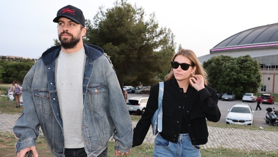 Gerard Piqué y Clara Chía acuden al concierto de Coldplay en Barcelona.