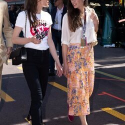 Carlota Casiraghi y Tatiana Santo Domingo en el Gran Premio de Mónaco 2023