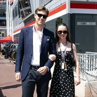 Alexandra de Hannover y Ben Sylvester Strautmann en el Gran Premio de Mónaco 2023