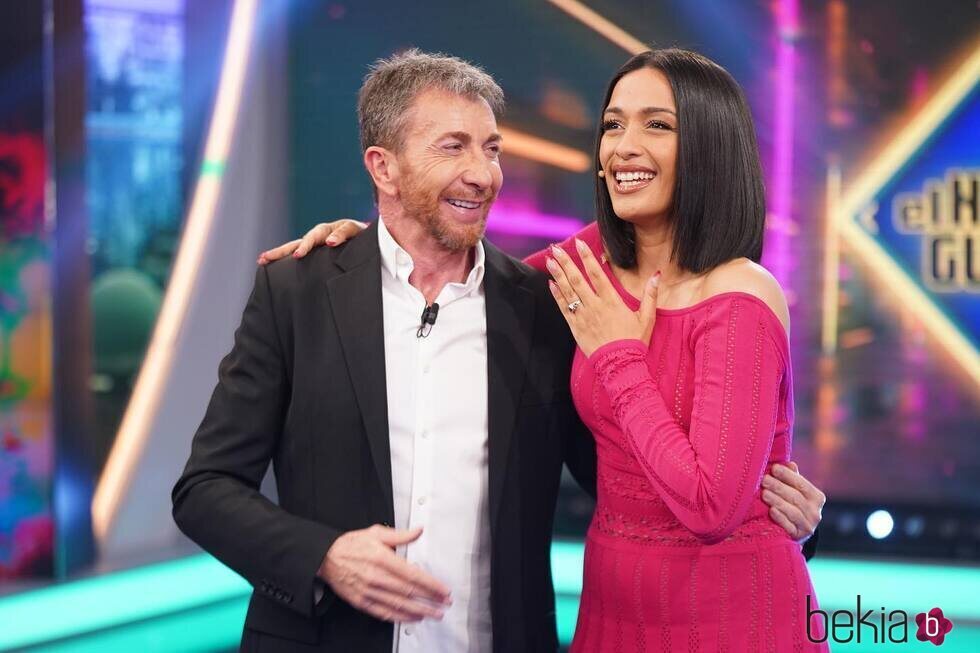 Chanel Terrero con Pablo Motos en 'El Hormiguero'