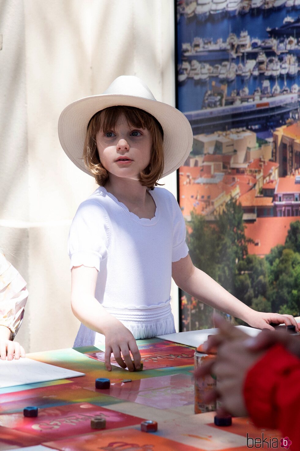 Gabriella de Mónaco en el centenario de Rainiero de Mónaco