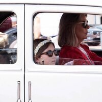 Carolina de Mónaco y su nieta India Casiraghi en el centenario de Rainiero de Mónaco