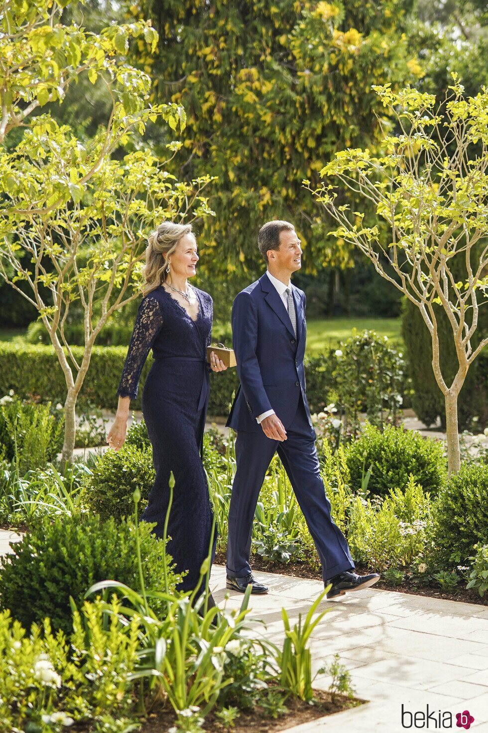 Alois y Sophie de Liechtenstein en la boda de Hussein y Rajwa de Jordania