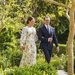 Victoria y Daniel de Suecia en la boda de Hussein y Rajwa de Jordania