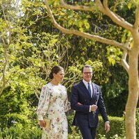 Victoria y Daniel de Suecia en la boda de Hussein y Rajwa de Jordania