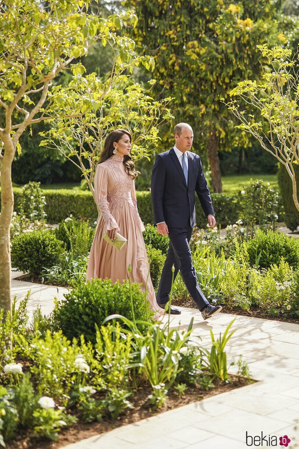 Los Príncipes Guillermo y Kate en la boda de Hussein y Rajwa de Jordania