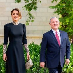 Los Reyes de Jordania en la boda de Hussein y Rajwa de Jordania