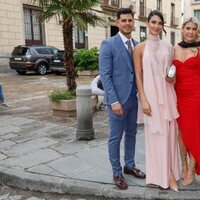 Tania Medina, Alejandro Nieto y Ana Luque en la boda de Kiko Matamoros y Marta López Álamo