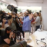 Ana Obregón ante la prensa en la Feria del Libro de Madrid 2023