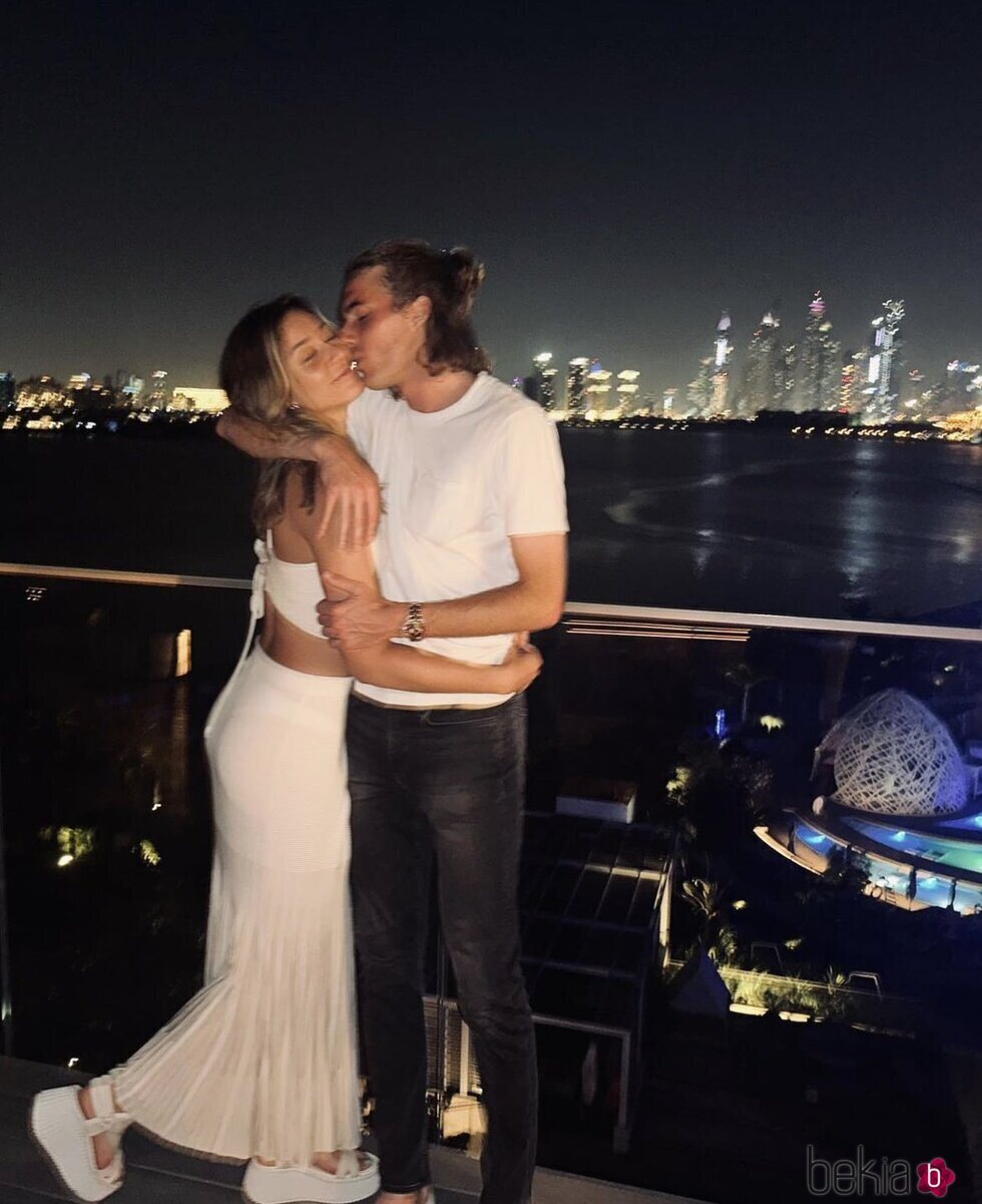 Stefanos Tsitsipas y Paula Badosa, románticos en Miami