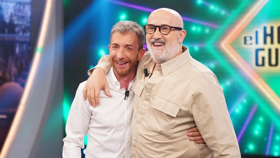 Pablo Motos y Javier Cámara en 'El Hormiguero'