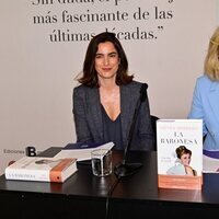 Carmen Romero y Nieves Herrero en la presentación de 'La Baronesa'