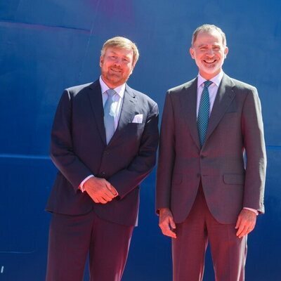 Encuentro de Felipe VI y Guillermo Alejandro de Holanda en España