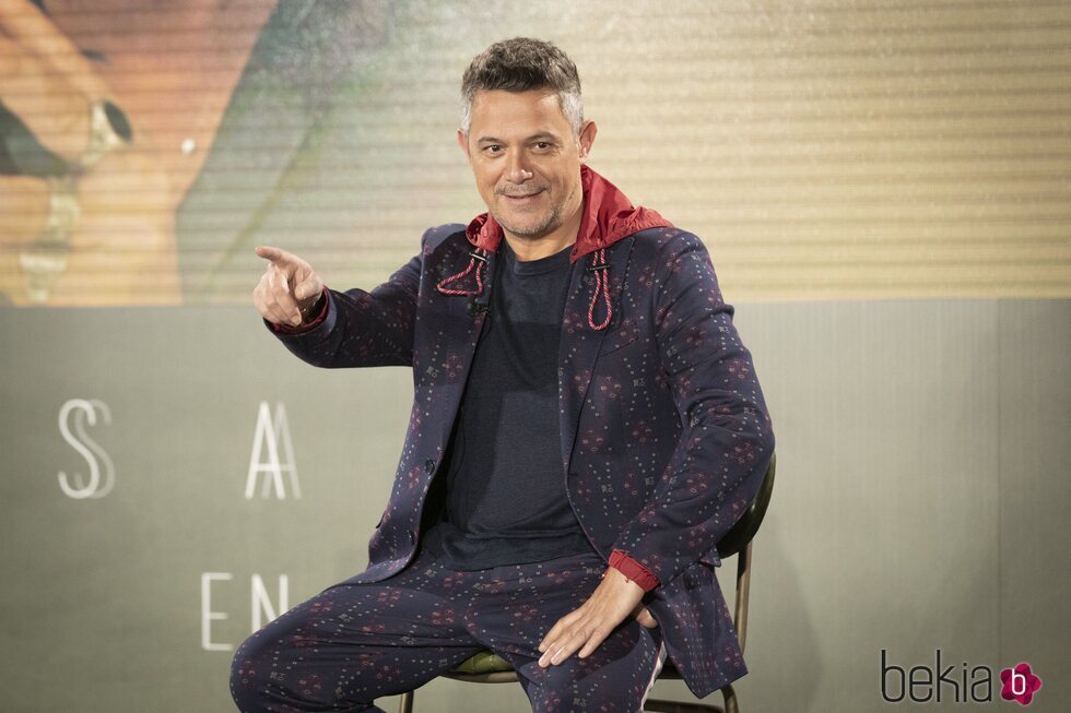 Alejandro Sanz en la promoción de su gira 'En vivo' en Madrid