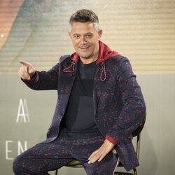 Alejandro Sanz en la promoción de su gira 'En vivo' en Madrid