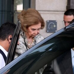 La Reina Sofía en la graduación de Irene Urdangarin