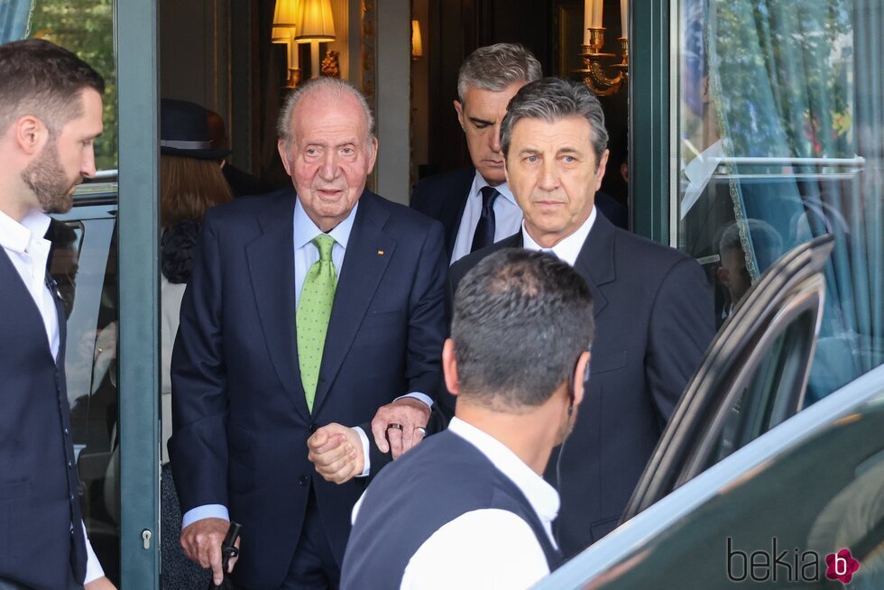 El Rey Juan Carlos en la graduación de Irene Urdangarin en Ginebra