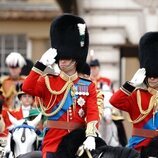 Los Príncipes Guillermo y Eduardo en el Trooping the Colour 2023