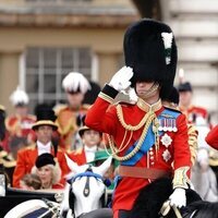 Los Príncipes Guillermo y Eduardo en el Trooping the Colour 2023