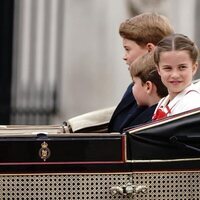 Los Príncipes George, Louis y Charlotte en el Trooping the Colour 2023