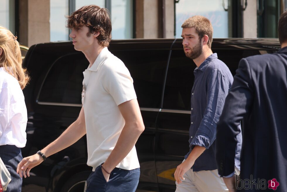 Pablo y Juan Urdangarin en Ginebra para la graduación de Irene Urdangarin