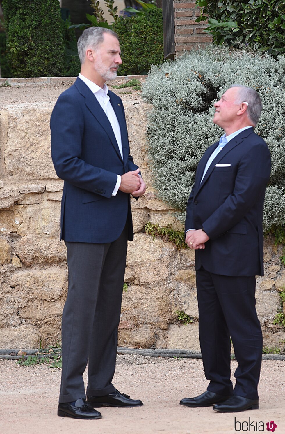 El Rey Felipe VI y Abdalá de Jordania en la cena de bienvenida por la reunión del Proceso de Áqaba en Córdoba