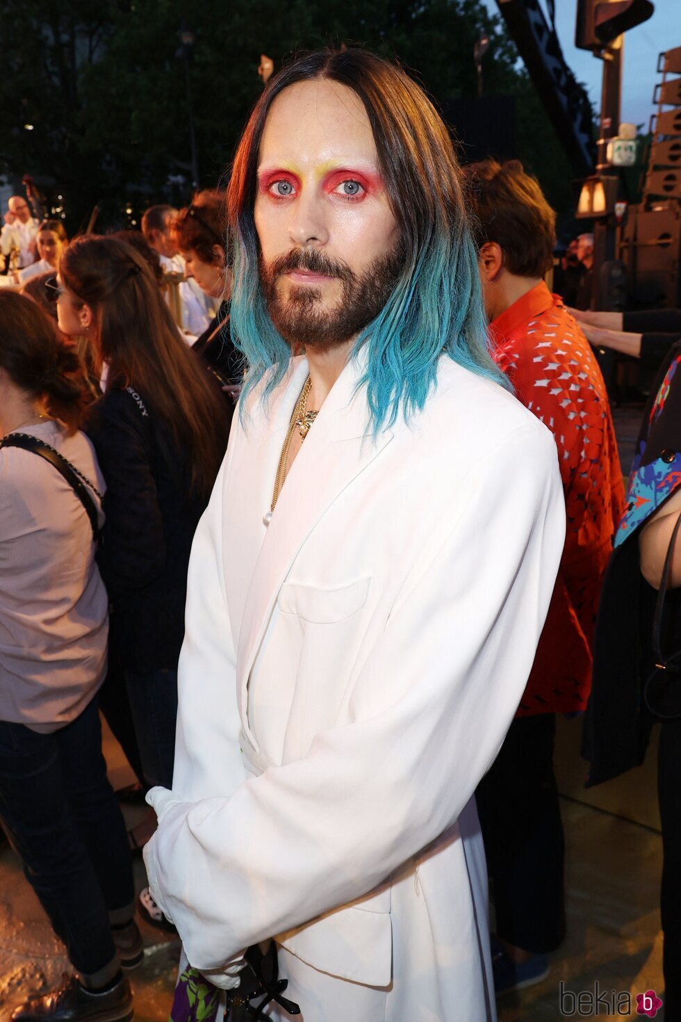 Jared Leto en el desfile de Louis Vuitton en París