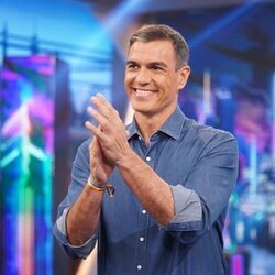 Pedro Sánchez, sonriente en 'El Hormiguero'