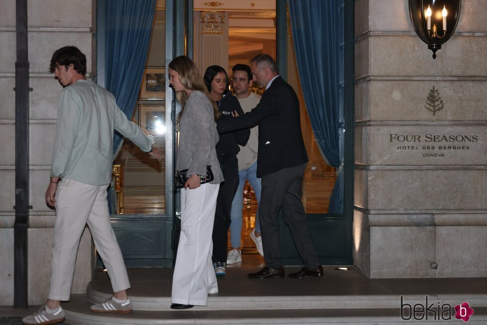 Pablo e Irene Urdangarin, Froilán y Victoria Federica en la graduación de Irene Urdangarin