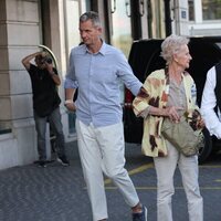 La Infanta Cristina e Iñaki Urdangarin, Miguel Urdangarin y Claire Liebaert en la graduación de Irene Urdangarin