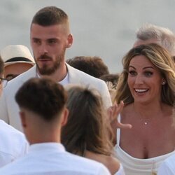 Edurne y David de Gea en su preboda en Menorca