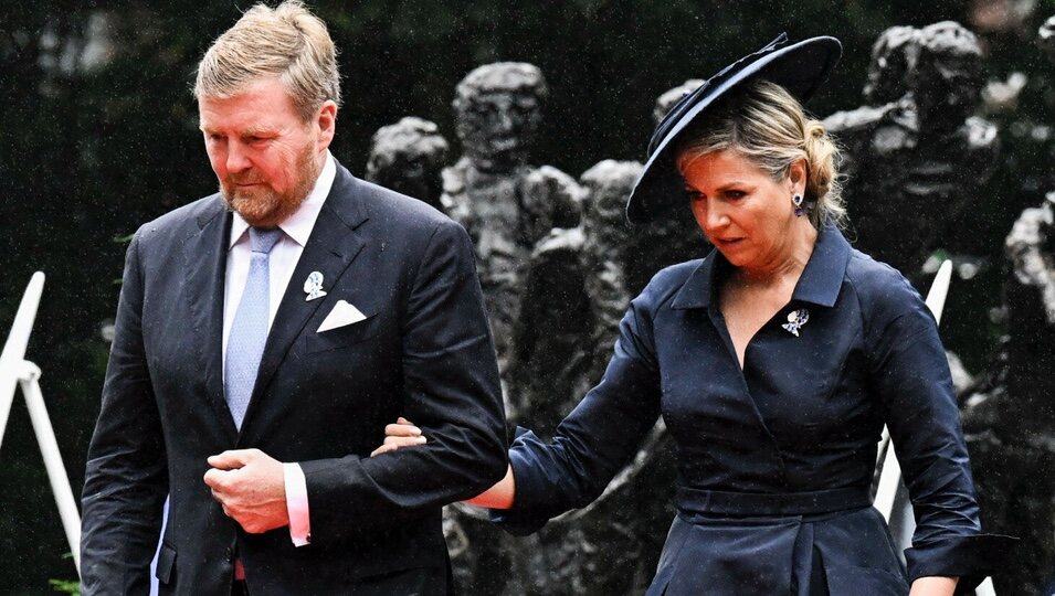 Guillermo Alejandro y Máxima de Holanda en la  Conmemoración Nacional del Pasado Esclavista