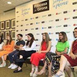 La Princesa Leonor y la Infanta Sofía en la presentación del informe de actividades de la Fundación Princesa de Girona