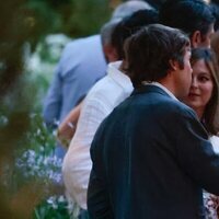 Chábeli Iglesias en la fiesta preboda de Tamara Falcó e Íñigo Onieva